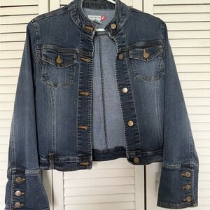 Kali Wear distressed Blue Jean Jacket with bell sleeves